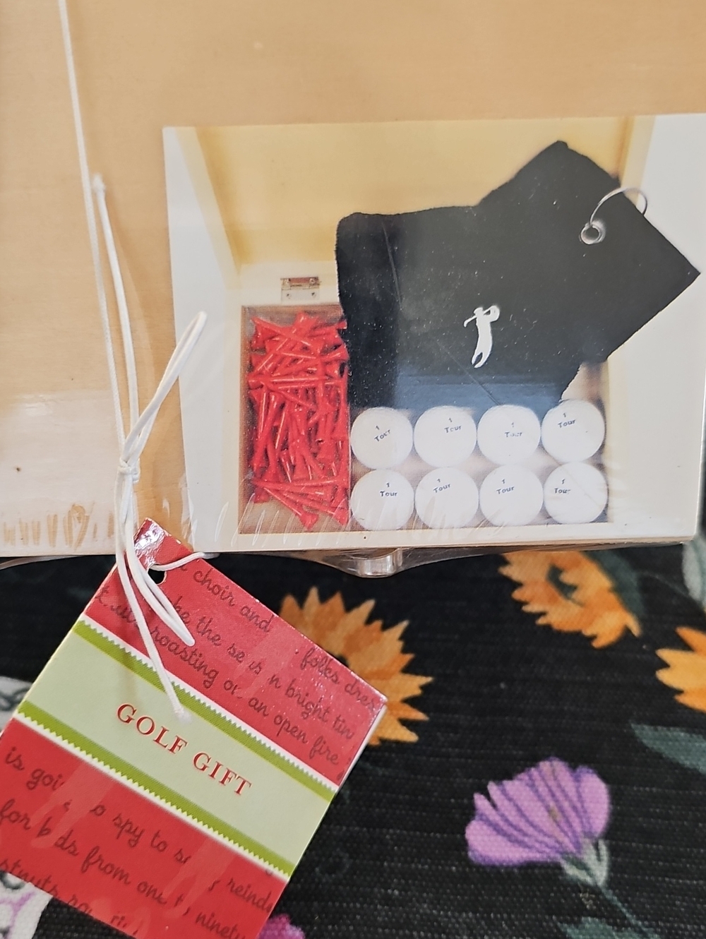 Golf Gift Accessory Set - Black & Red